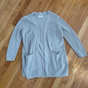 Grey cardigan